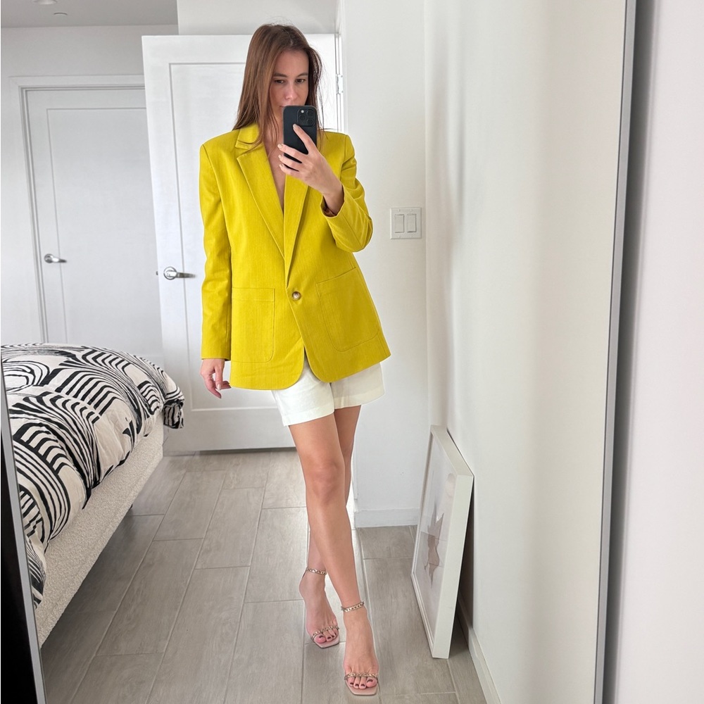 Zara Mustard Blazer - Picture 12 of 13
